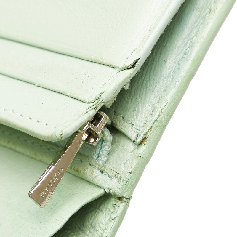 Top Quality Balenciaga Croc Embossed Leather Wallet