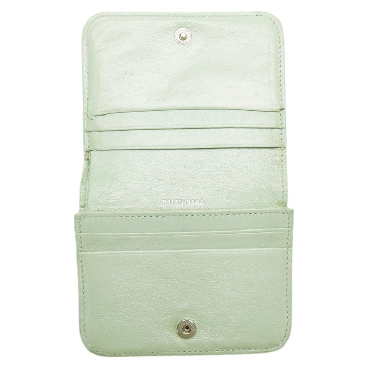 Top Quality Balenciaga Croc Embossed Leather Wallet