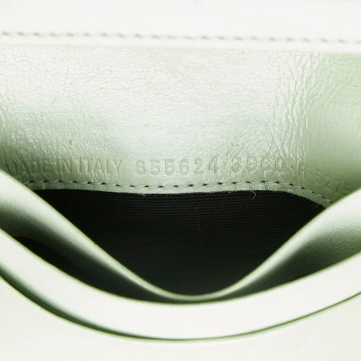 Top Quality Balenciaga Croc Embossed Leather Wallet