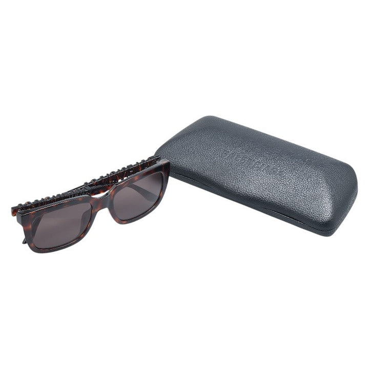 Top Quality Balenciaga Logo Sunglasses BB0108S Brown