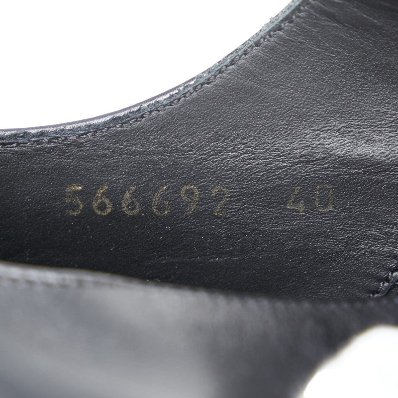 Top Quality Balenciaga Leather Dress Shoes Black