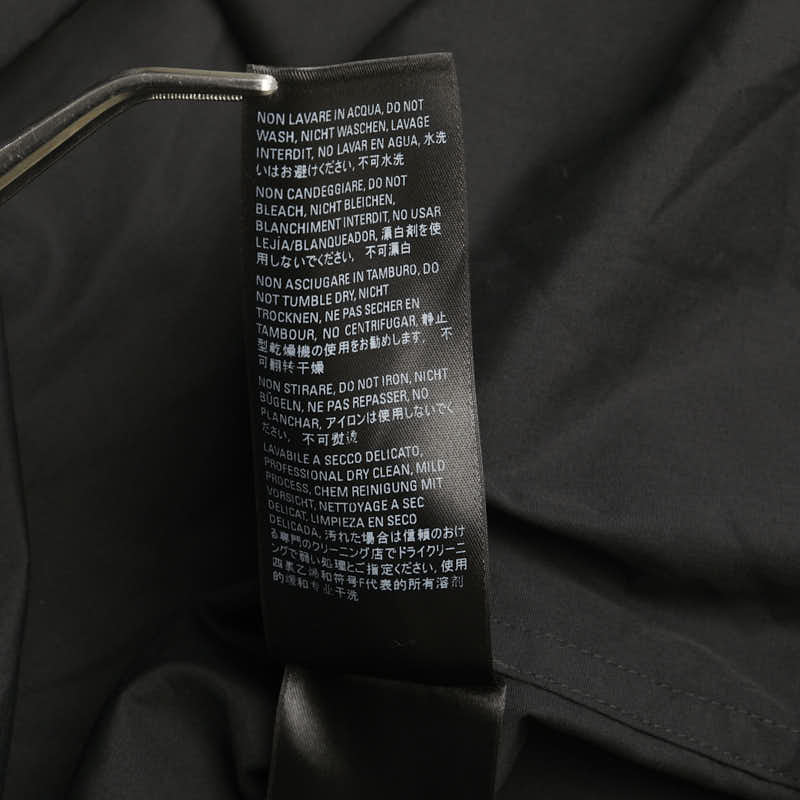 Top Quality Balenciaga Oversized Shirt Polyester Cotton Black