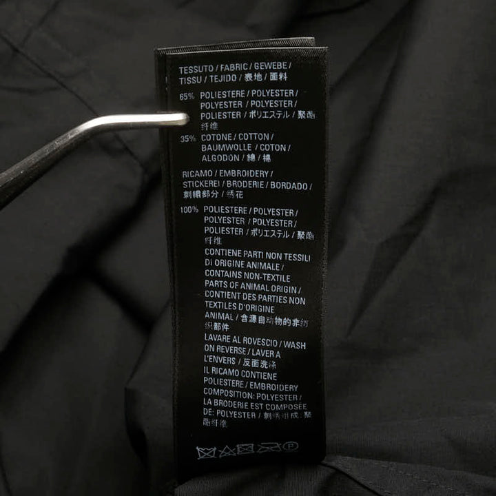 Top Quality Balenciaga Oversized Shirt Polyester Cotton Black