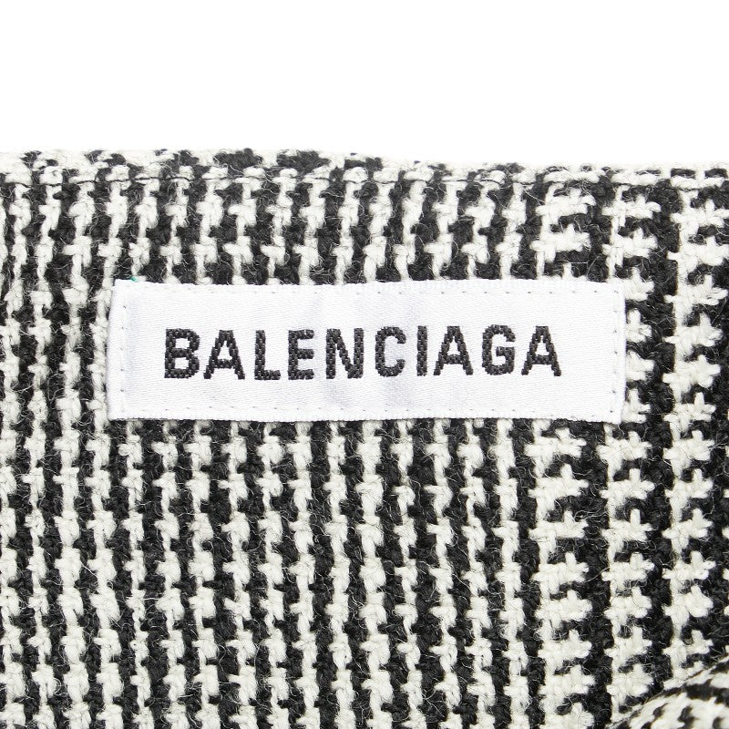 Top Quality Balenciaga Houndstooth Wool Long Skirt