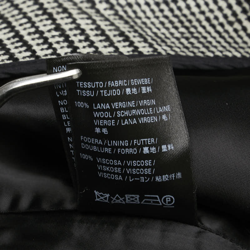 Top Quality Balenciaga Houndstooth Wool Long Skirt