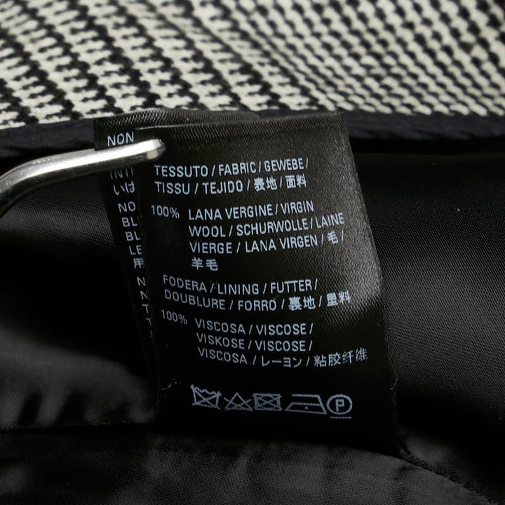 Top Quality Balenciaga Houndstooth Wool Long Skirt