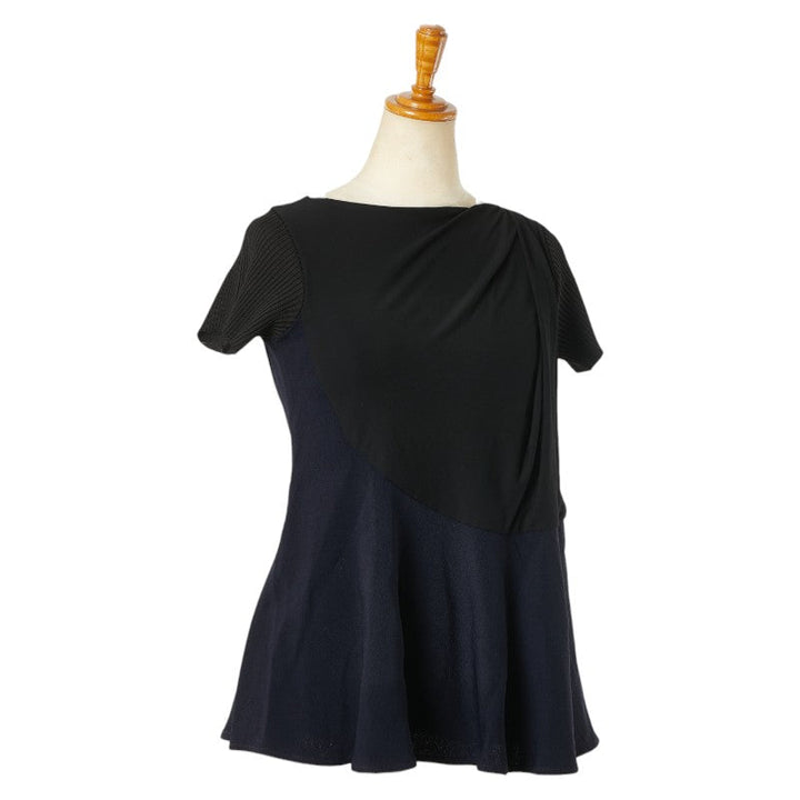 Top Quality Balenciaga Rayon Tunic Dress Black Navy