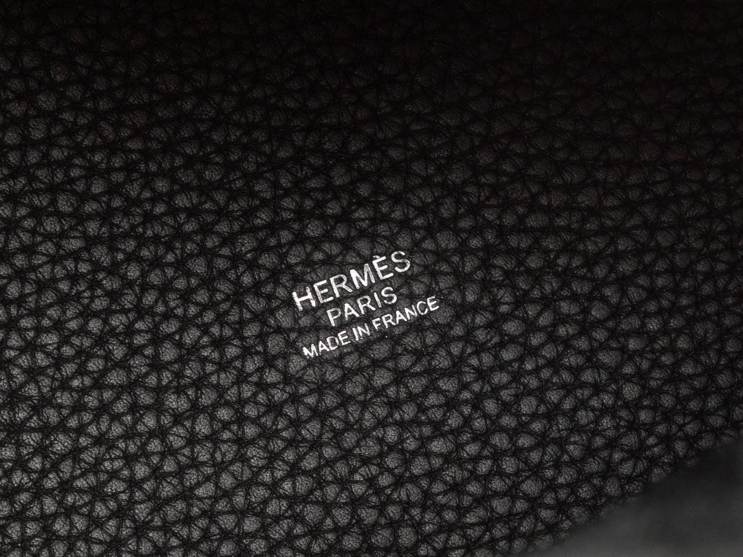 Black Top quality Hermes Picotin Togo Leather Tote