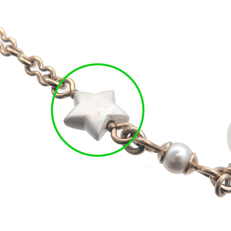 Top Quality Chanel CoCo Mark Drop Earrings Imitation Pearl Champagne Gold A19P