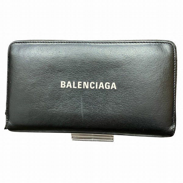 Top Quality Balenciaga Leather Zip-Around Wallet 551935