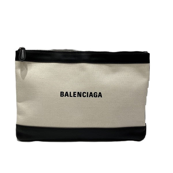 Top Quality Balenciaga Canvas Leather Clutch Bag 420407