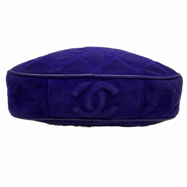 Top Quality Chanel Suede Matelasse Mini Chain Bag