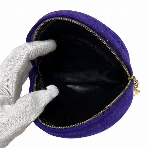 Top Quality Chanel Suede Matelasse Mini Chain Bag