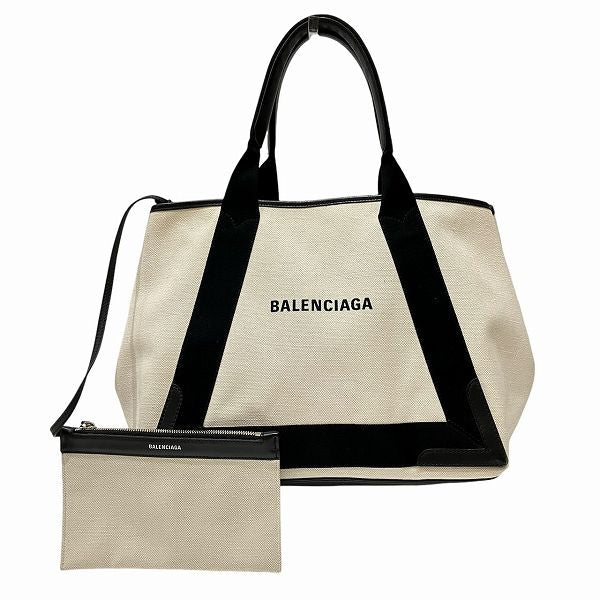 Top Quality Balenciaga Navy Cabas M Tote Bag 581292