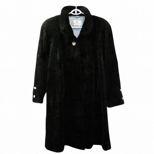 Top Quality Balenciaga Fur Long Coat Outerwear