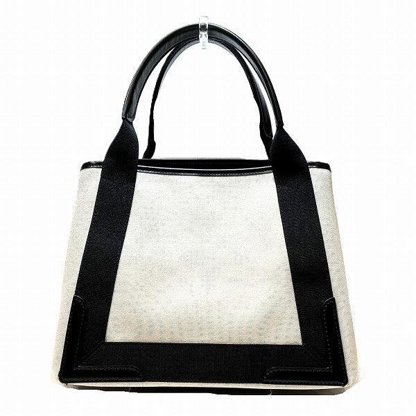 Top Quality Balenciaga Cabas Canvas Leather Tote Bag