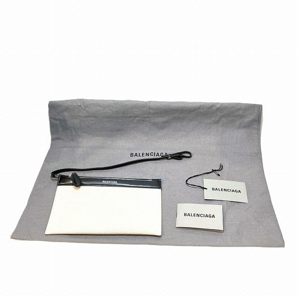 Top Quality Balenciaga Cabas Canvas Leather Tote Bag