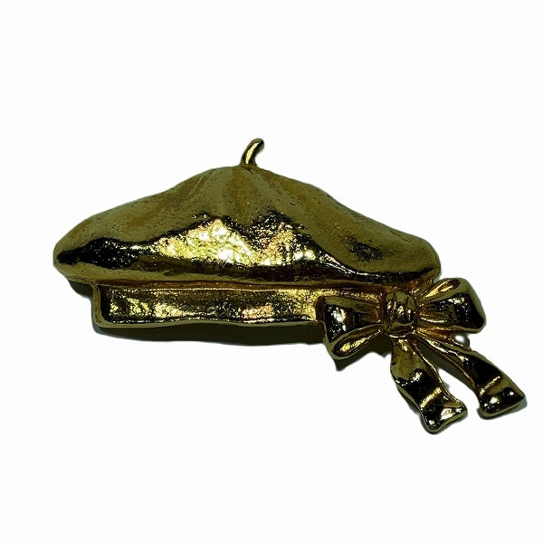 Top Quality Chanel Beret Motif Ribbon Brooch