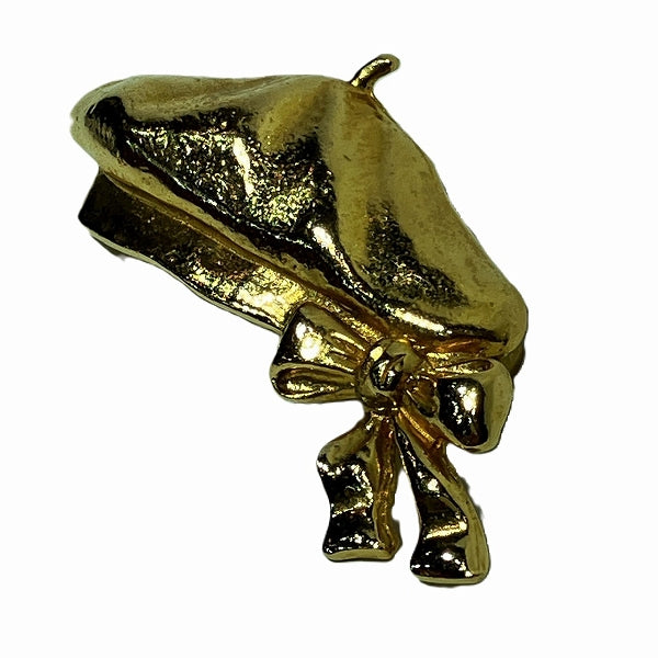 Top Quality Chanel Beret Motif Ribbon Brooch