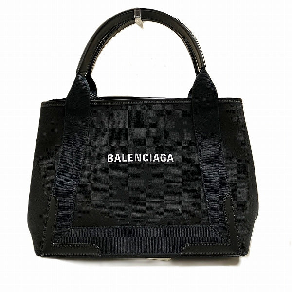 Top Quality Balenciaga Cabas Canvas Leather Tote Bag