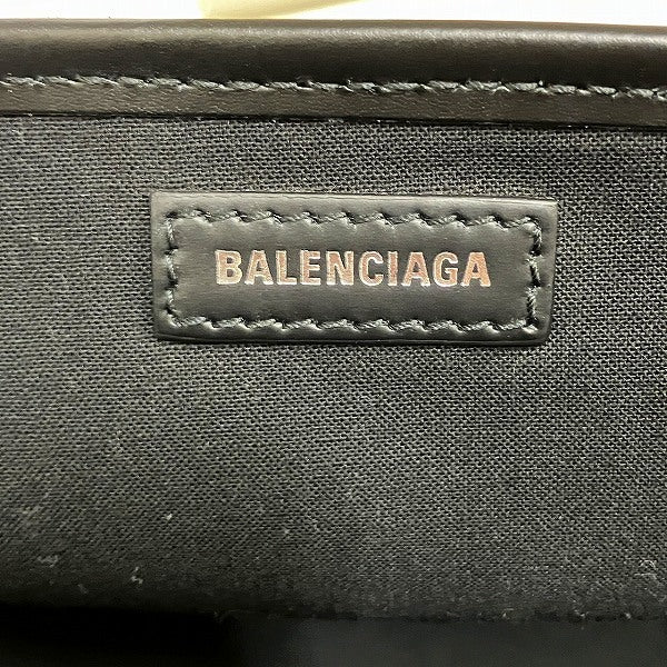 Top Quality Balenciaga Cabas Canvas Leather Tote Bag