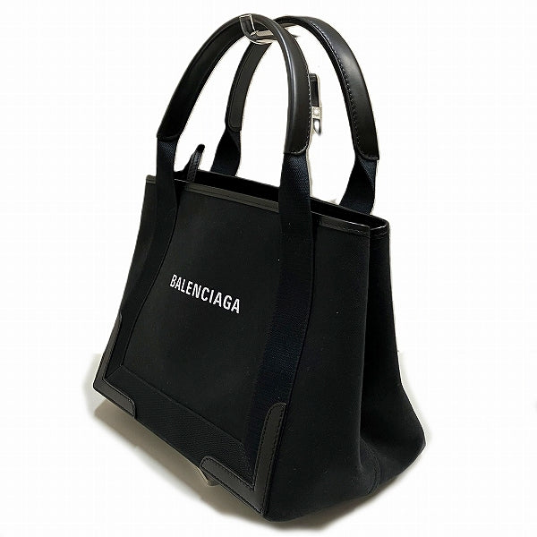 Top Quality Balenciaga Cabas Canvas Leather Tote Bag