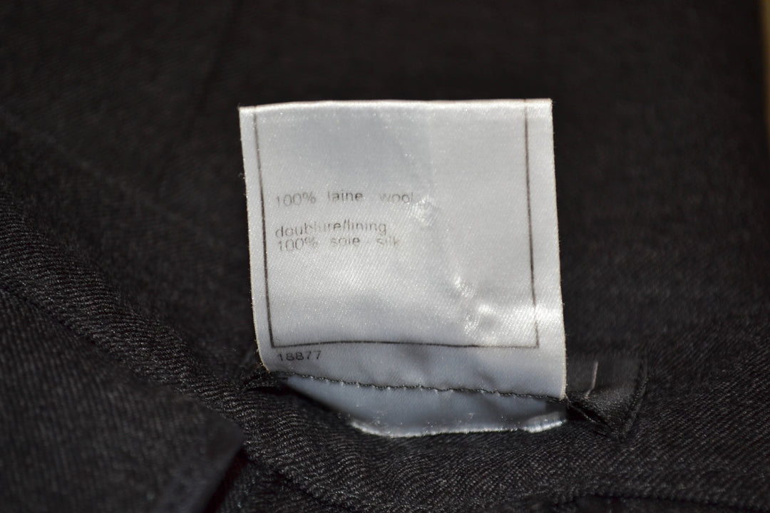 Top Quality Chanel Grey Wool Pants Size 2A