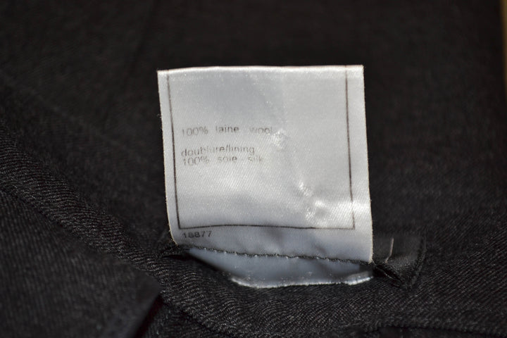 Top Quality Chanel Grey Wool Pants Size 2A