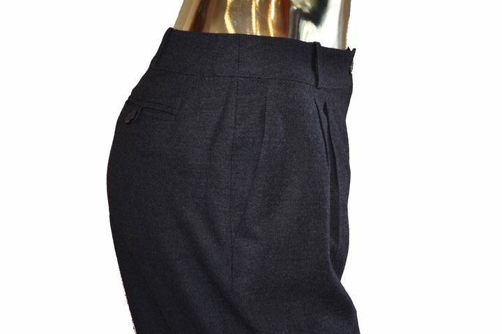 Top Quality Chanel Grey Wool Pants Size 2A