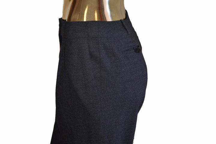 Top Quality Chanel Grey Wool Pants Size 2A