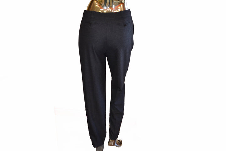 Top Quality Chanel Grey Wool Pants Size 2A