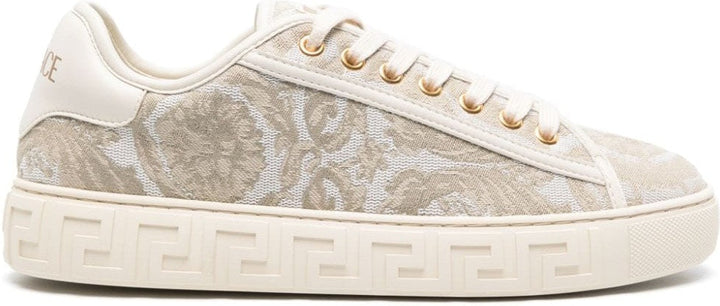 BAROQUE GRECA JACQUARD SNEAKERS