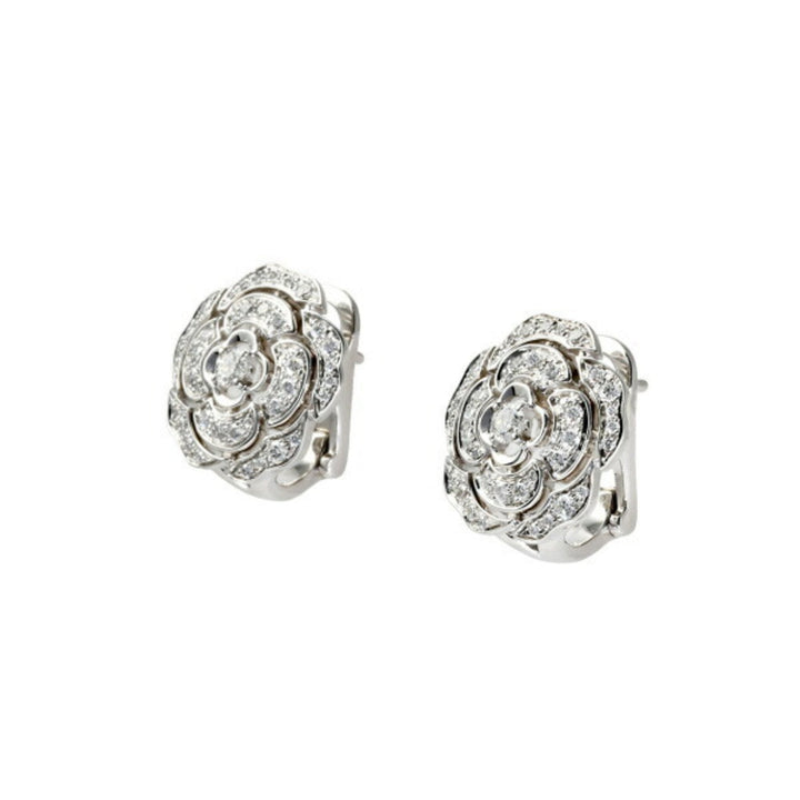 Chanel Camellia Earrings