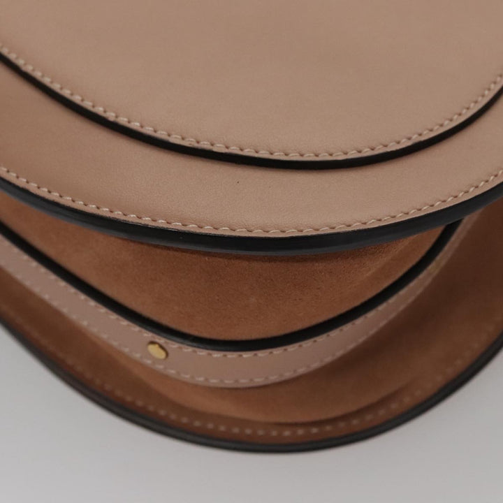 Chloe Nile Hand Bag Leather 2way Pink Gold 101985