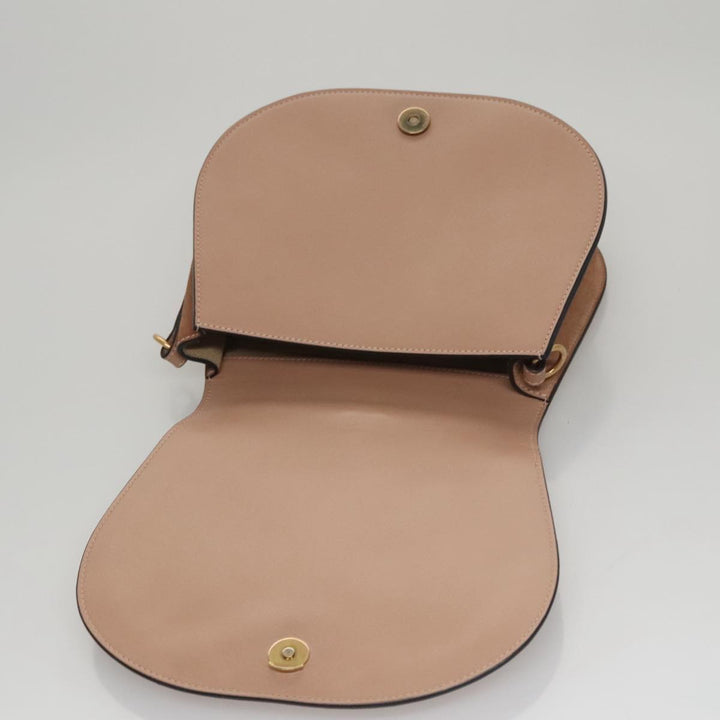Chloe Nile Hand Bag Leather 2way Pink Gold 101985