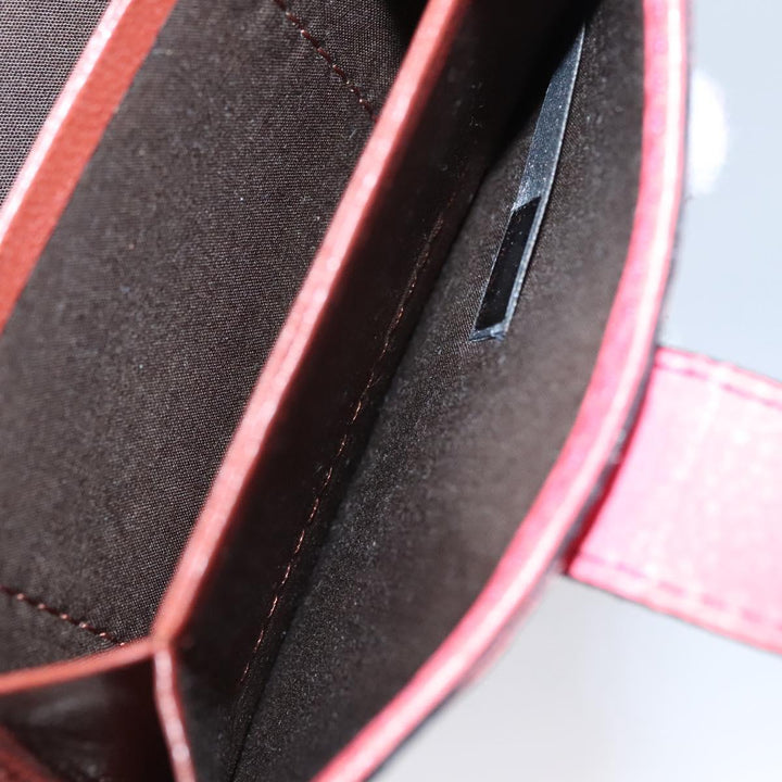 Chloe Card Case Leather Pink 102045