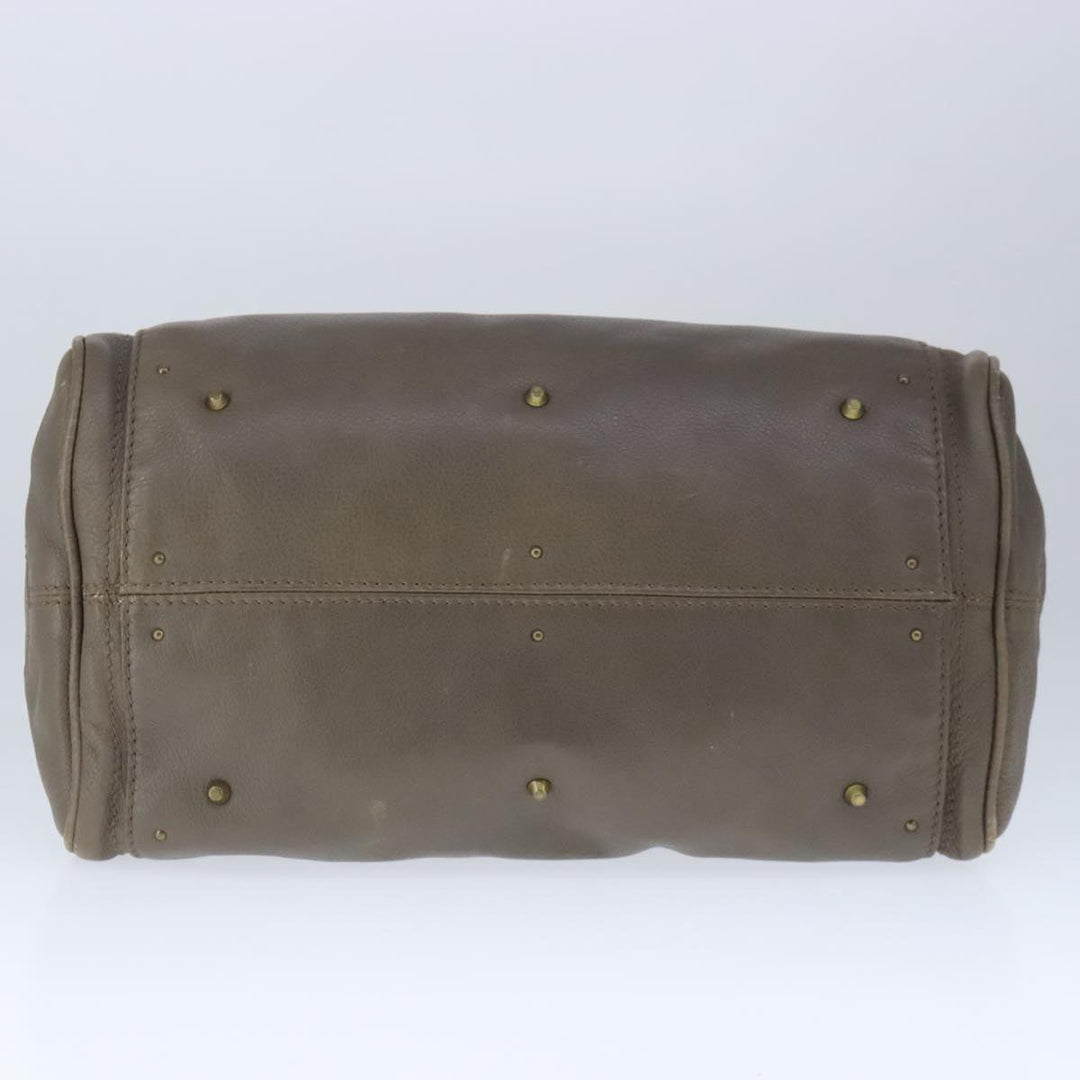 Chloe Paddington Hand Bag Leather Brown Gold 102803