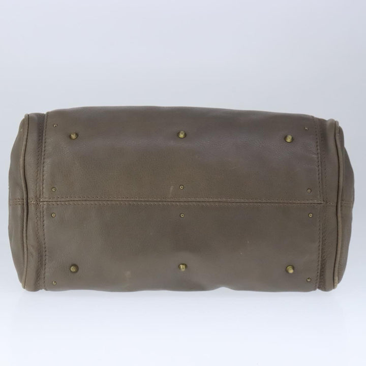 Chloe Paddington Hand Bag Leather Brown Gold 102803