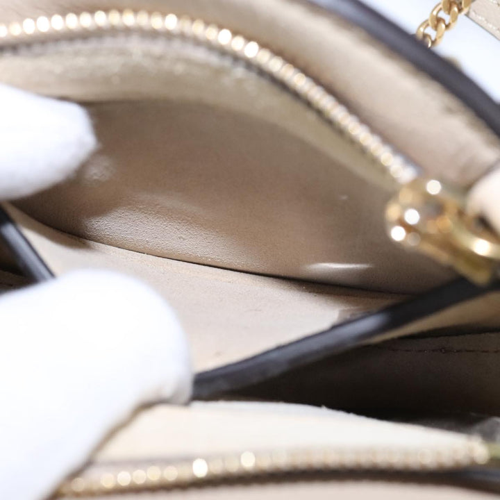 Chloe Pixy Hand Bag Leather 2way Beige Gold 104268