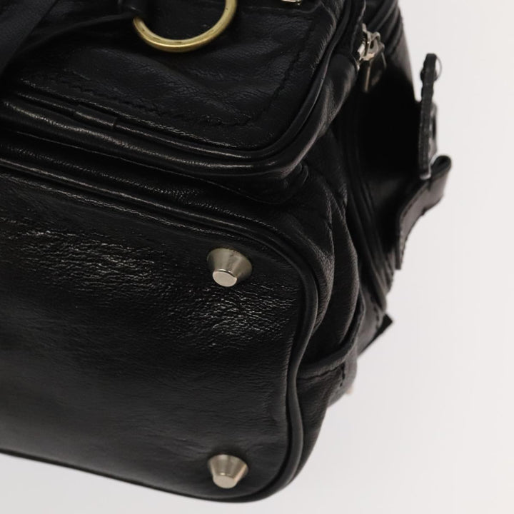 Chloe Betty Hand Bag Leather Black 104669