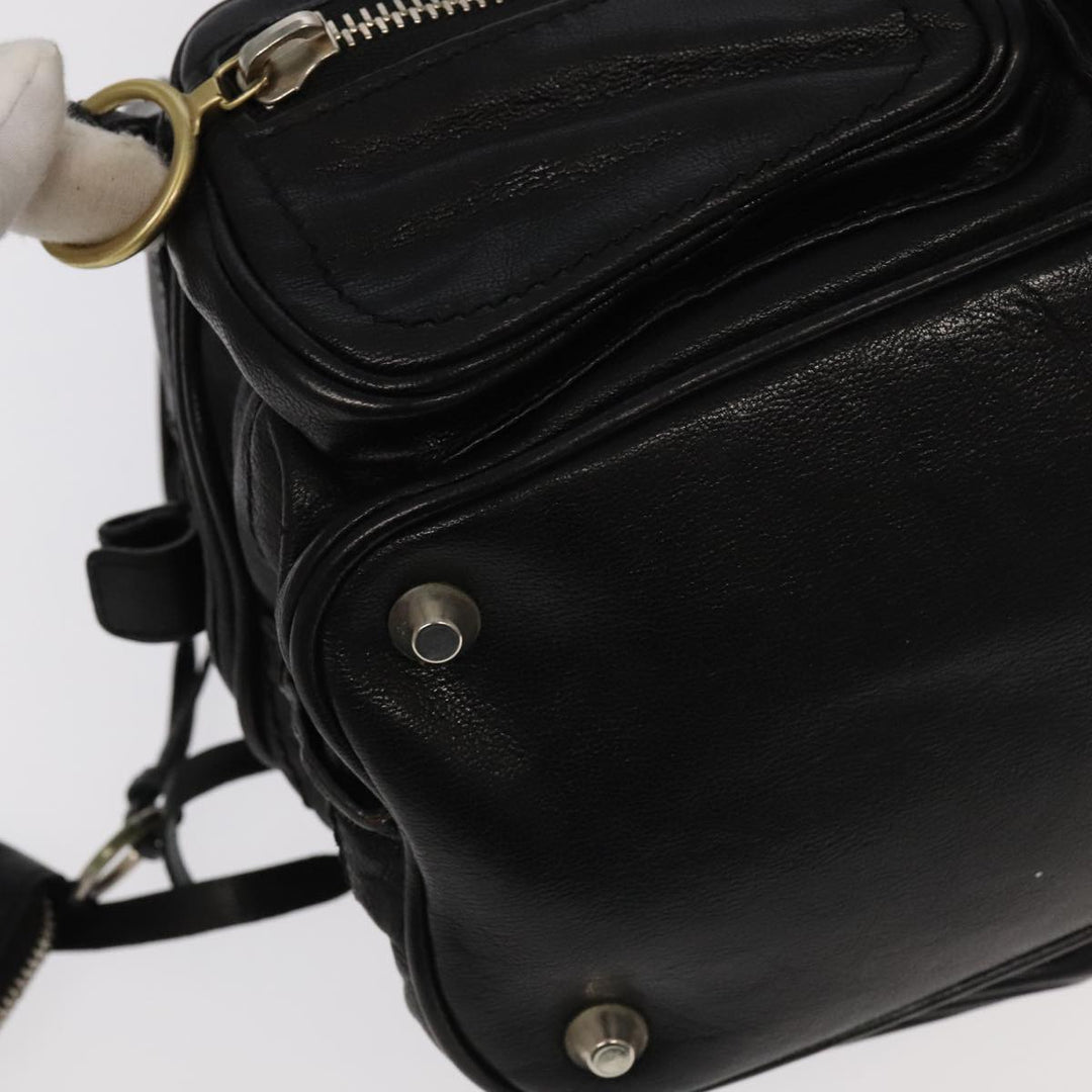 Chloe Betty Hand Bag Leather Black 104669