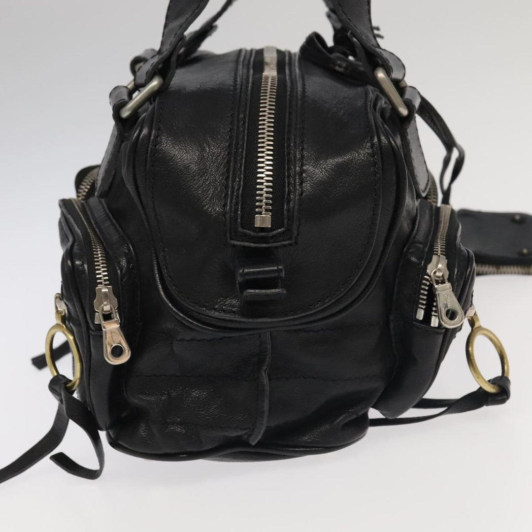 Chloe Betty Hand Bag Leather Black 104669