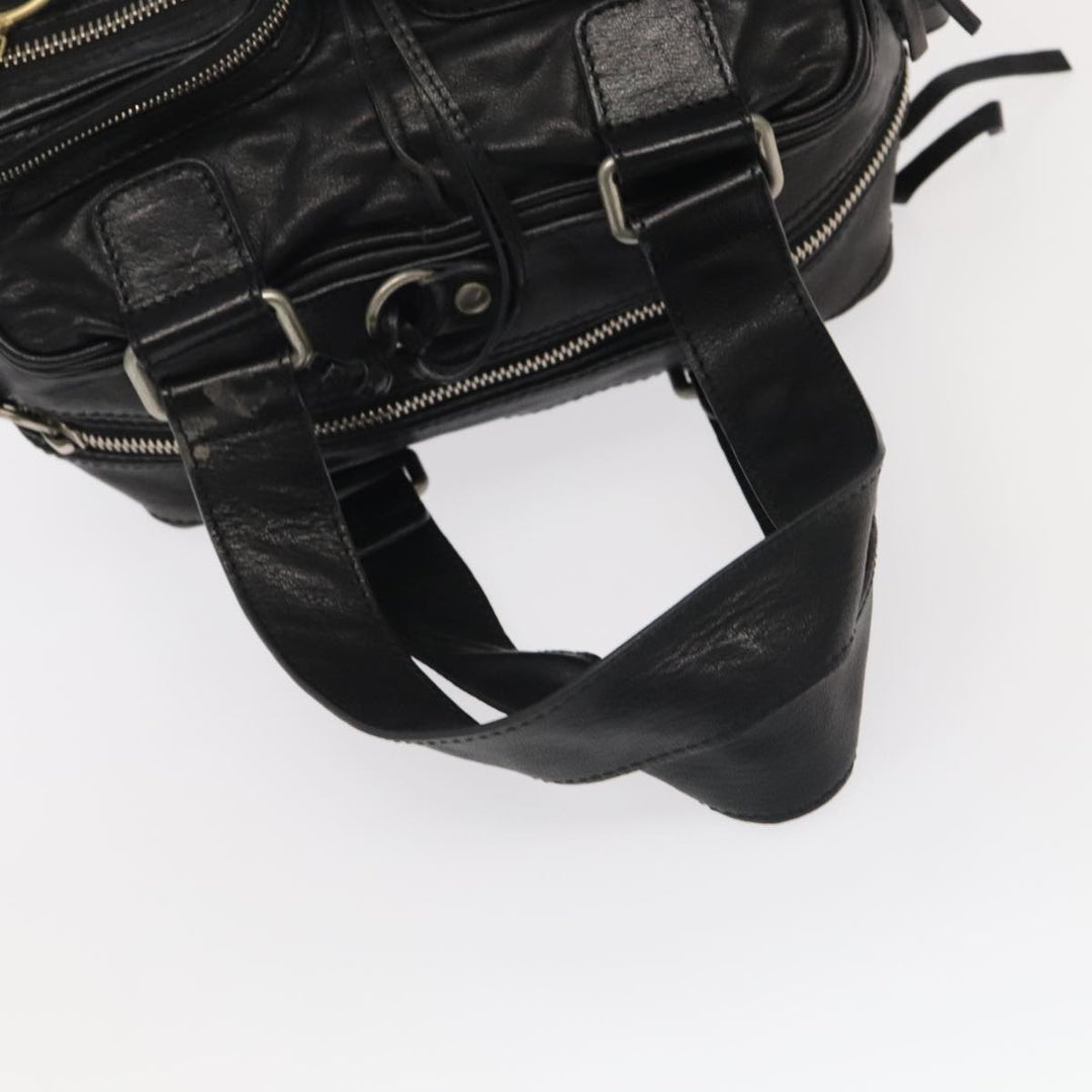 Chloe Betty Hand Bag Leather Black 104669