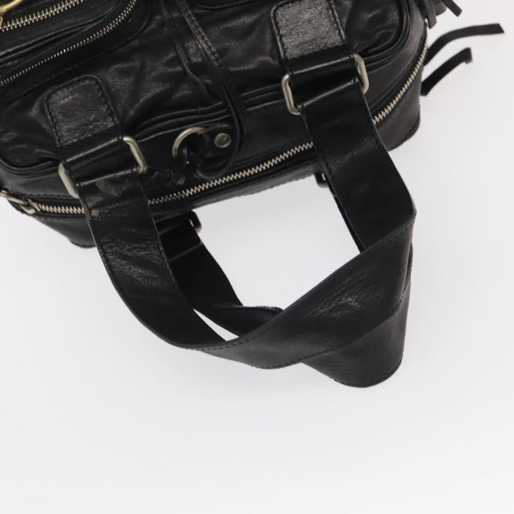 Chloe Betty Hand Bag Leather Black 104669
