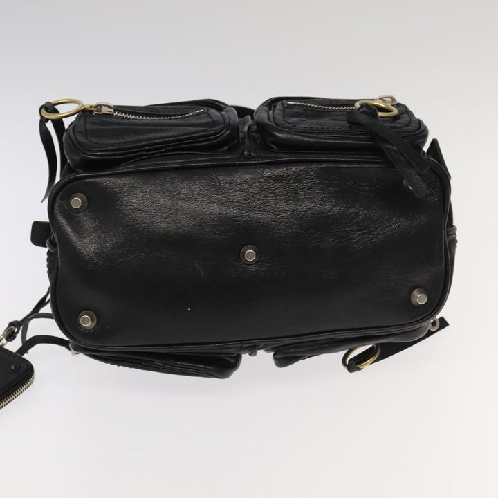 Chloe Betty Hand Bag Leather Black 104669