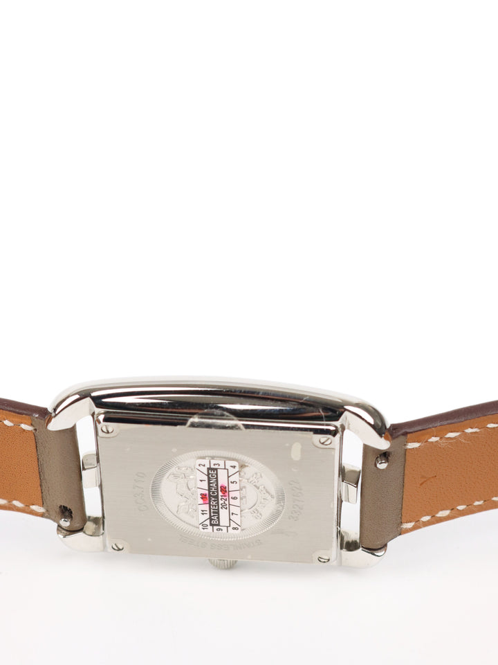 Hermes Small Diamonds Cape Cod Watch 31mm