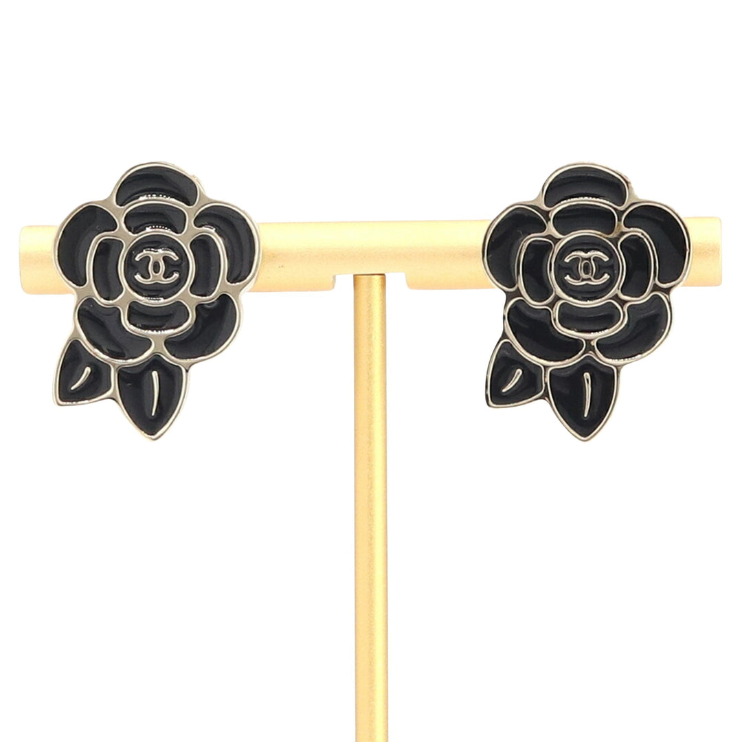 Chanel Camellia Earrings