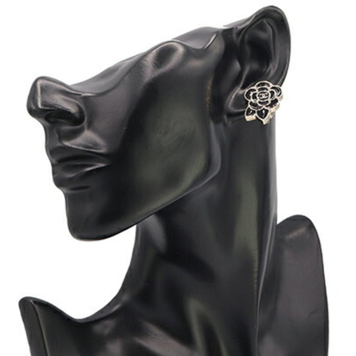 Chanel Camellia Earrings