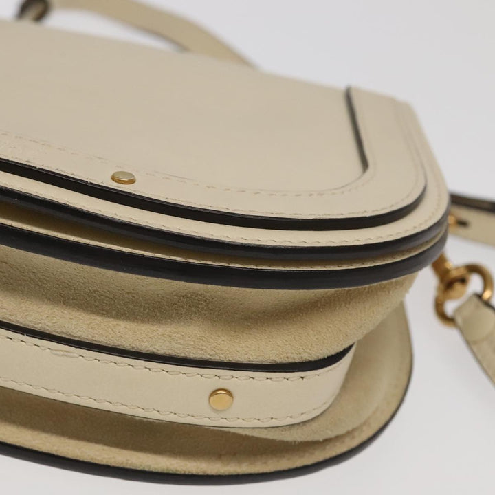 Chloe Nile Small Bracelet Shoulder Bag Leather Cream 106071