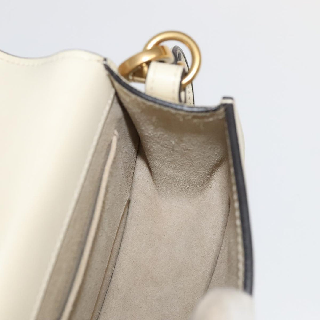 Chloe Nile Small Bracelet Shoulder Bag Leather Cream 106071